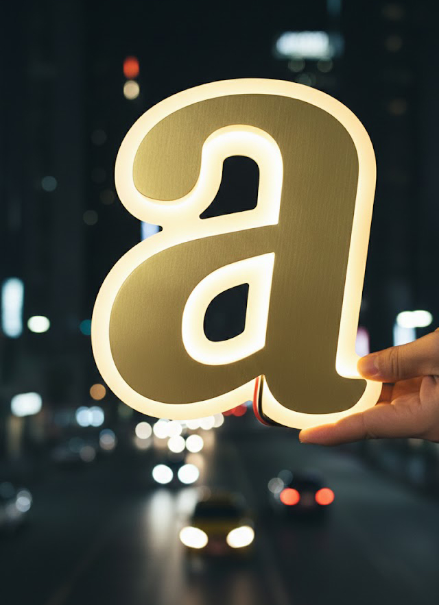 Cận cảnh bộ Chữ LED phát sáng siêu đẹp