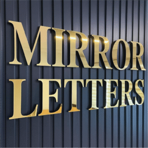 Chữ Alu Gương (Aluminium Mirror)