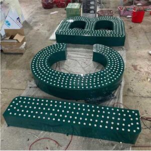 Chữ Tole Sơn Tĩnh Điện Gắn LED