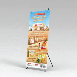 Standee Chân Chữ X